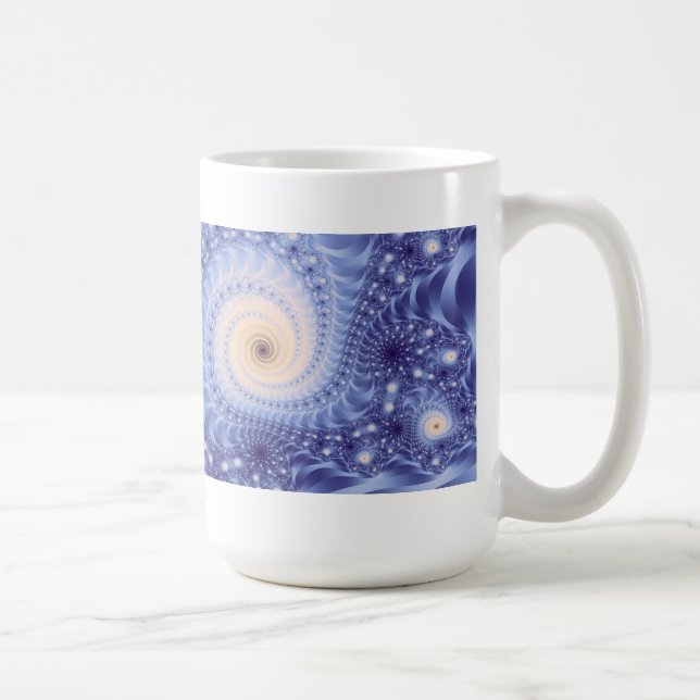 Mug Starstorm Spirituel Abstrait Art Fractal (Droite)
