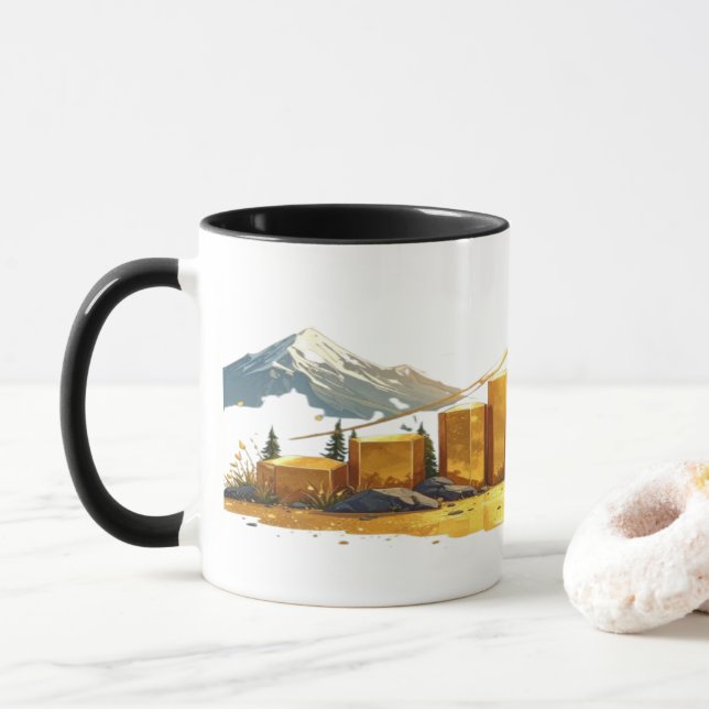 Mug Start Your Success Now – Business Motivation Desig (Avec donut)