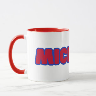 Mug State Of Michigan Pride Café Personnalisé À Deux T