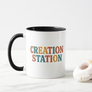 Mug Station de création Typographie Café