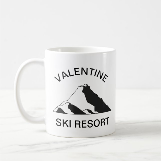 Mug Station de ski de montagne (Gauche)