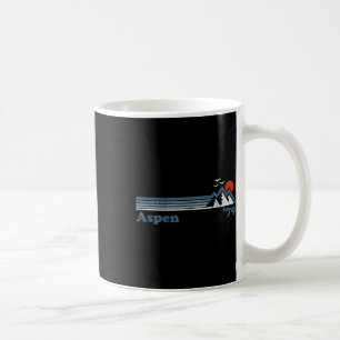 Mug Station de ski Retro Aspen Colorado Mountains Snow
