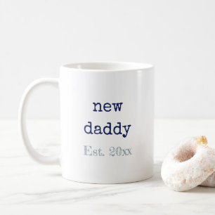 Mug Statistiques de naissance de nouveau papa bébé