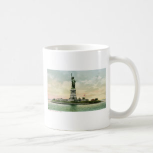 Mug "Statue affiche vintage de liberté". New York.