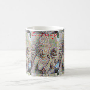 Mug statue de bouddha mosaïque
