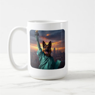 Mug Statue de la Liberté – Art inspiré du Berger Allem