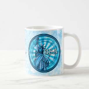 Mug Statue de la Liberté Bleu USA