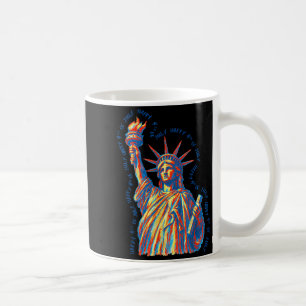 Mug Statue de la Liberté Rétro Joyeux 4 Juillet
