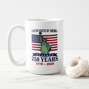 Mug Statue de la Liberté USA 250 ans 1776-2026