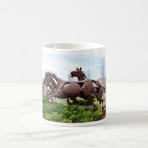 Mug Statue des chevaux