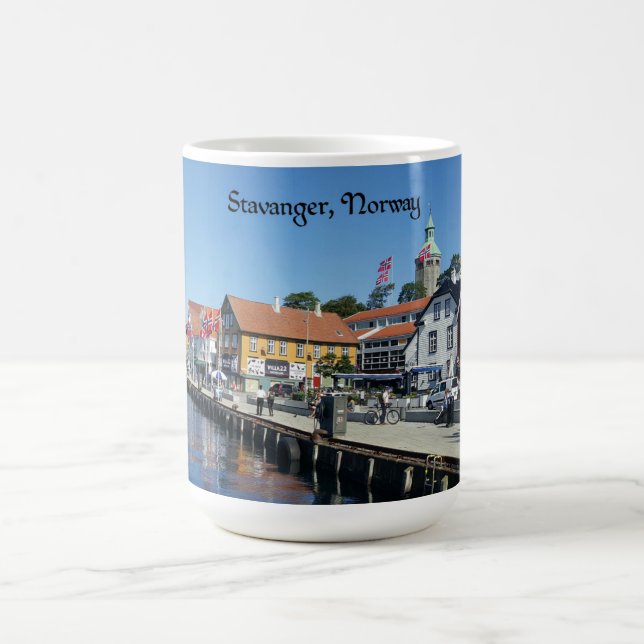 Mug Stavanger, Norvège photo pittoresque, (Centre)