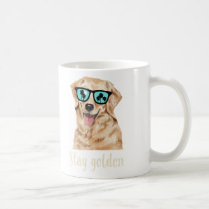Mug Stay Golden - Golden Retriever Amoureux des chiens
