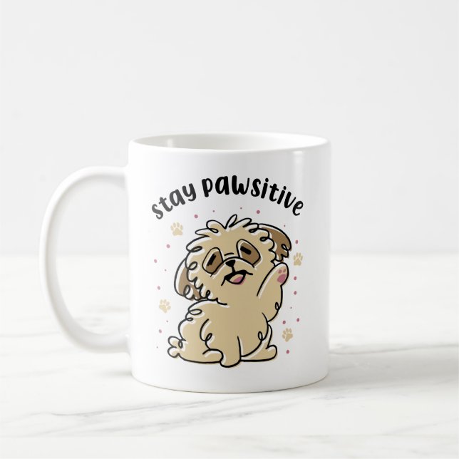 Mug Stay Pawsitive (Gauche)