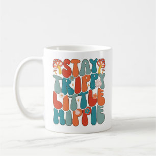 Mug Stay Trippy Little Hippie : Motivational Typograph