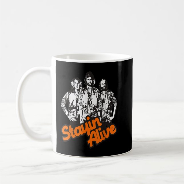 Mug Stayin Alive Bee Gees Band (Gauche)