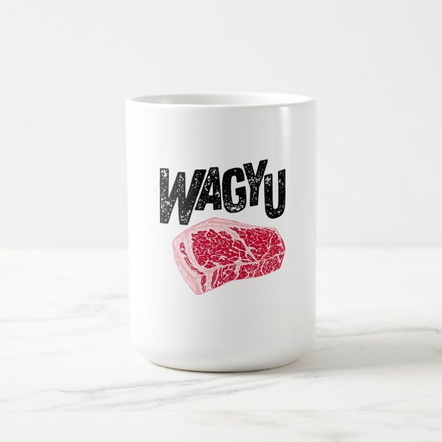 Mug Steak de boeuf Wagyu - Adulte de viande de qualité (Centre)