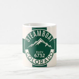Mug Steamboat Green Ski