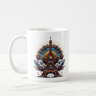 Mug Steampunk Bastille Day Tour Eiffel