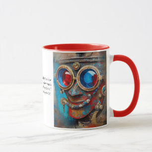 Mug Steampunk Le Portrait Homme Tin avec Citation