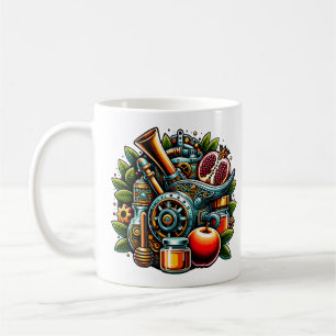 Mug Steampunk Rosh Hashanah