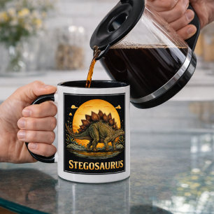 Mug Stégosaure Dinosaure Préhistorique Lune