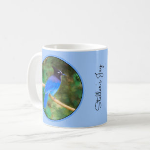 Mug Steller's Jay Painting - Art original pour oiseaux