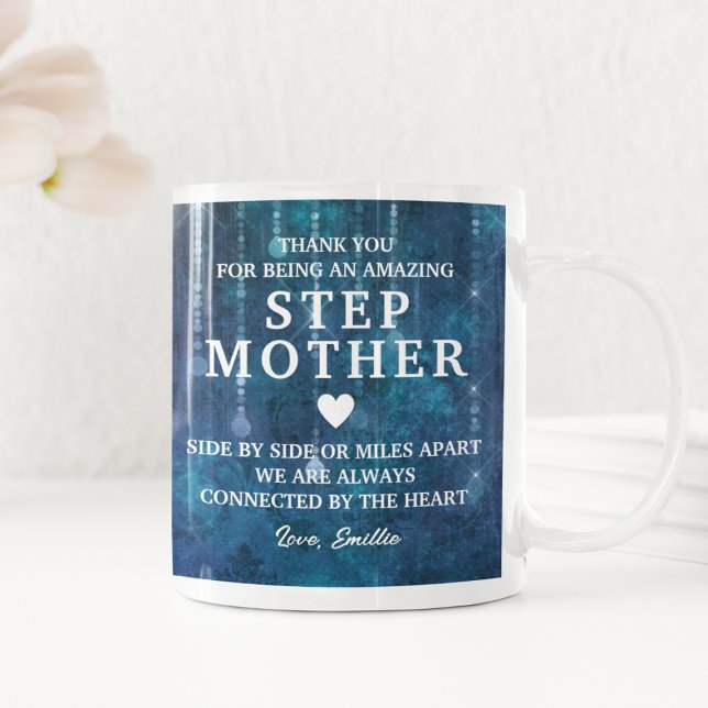 Mug Stepmère Merci Message sincère Personnaliser (Stepmother Thank You Heartfelt Message Personalize Coffee Mug
)