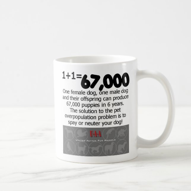 Mug stérilisez la chemise neutre (Droite)