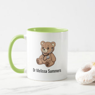 Mug Stéthoscope en ours en peluche docteur pédiatre