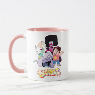 Mug Steven Universe   Crystal Gem Group Huddle