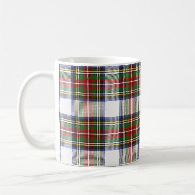 Mug Stewart Royal Dress Plaid Scottish Motif (Gauche)