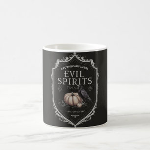 Mug Sticker Étiquette pour les Esprits au Mal frais