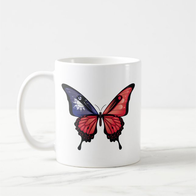 Mug Sticker pour drapeau à queue noire de Taïwan (Gauche)