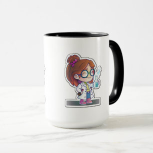 Mug Sticker pour fille scientifique Art Combo Mug, 15 