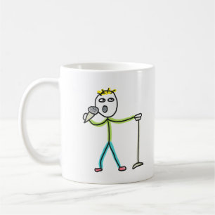 Mug Stickman de Comédie Debout