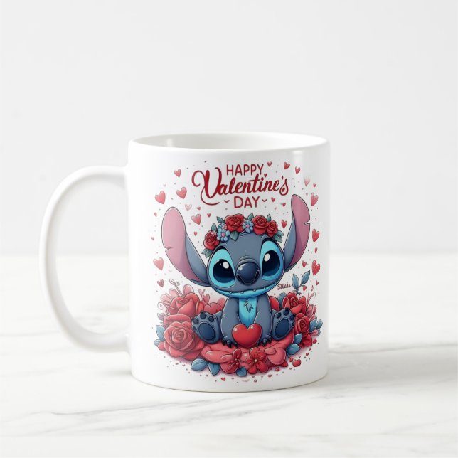 Mug stitch saint valentin  (Gauche)