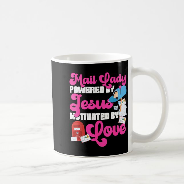 Mug Stman Mailman Jesus Faith Christian Mail Lady Were (Droite)