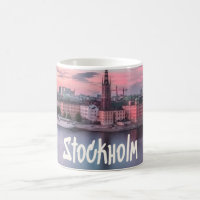 Stockholm Capitale de la Suède Skyline de nuit