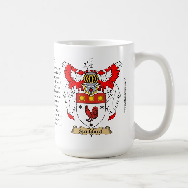 Mug Stoddard, l'origine, la signification et la crête (Droite)