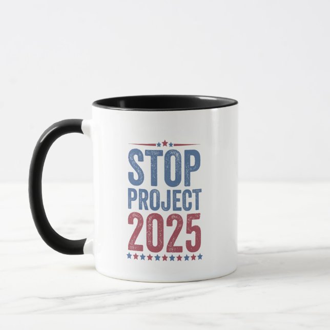 Mug Stop Project 2025 Trump Harris American Patroitic (Gauche)