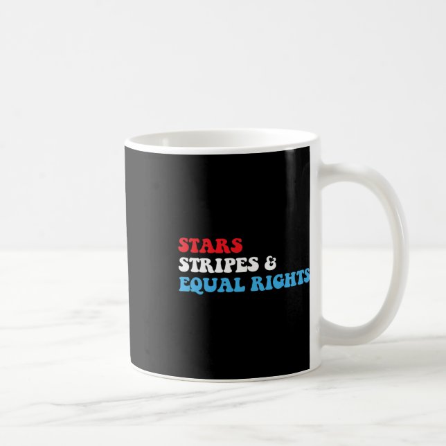 Mug Stripes Et Égalité Des Droits 4 Juillet Femmes Pat (Droite)