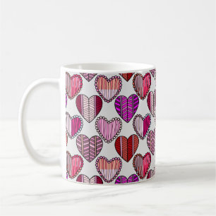 Mug Stripes of Love : Une Symphonie de coeur