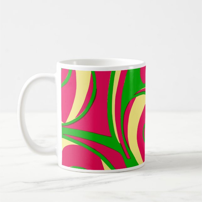 Mug Style 60 Conception abstraite (Gauche)