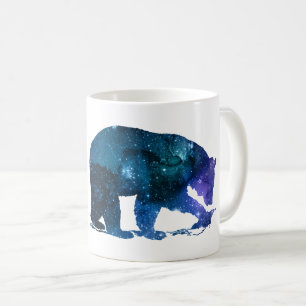 Mug style d'aquarelle d'art d'ours