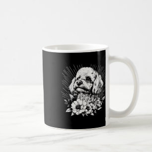 Mug Style de tatouage Amoureux des chiens Retro Poodle