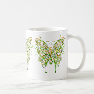 Mug Style de tatouage papillon coloré