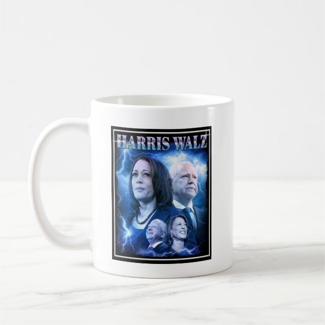 Mug Style Harris Walz Retro 90s (Gauche)