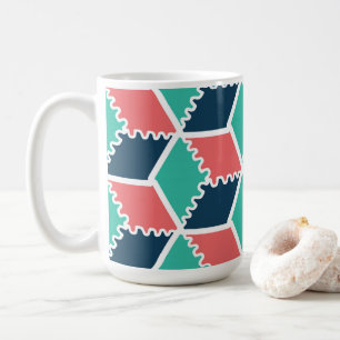 Mug Style moderne Cube de couleur géométrique moderne