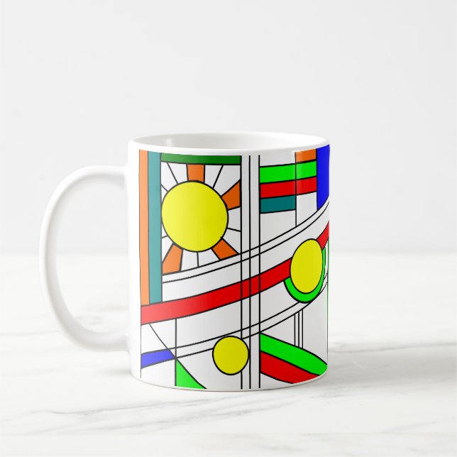 Mug Style moderne en verre de trait (Gauche)