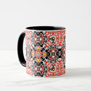 Mug style ornemental kaliedoscope géométrique marocain